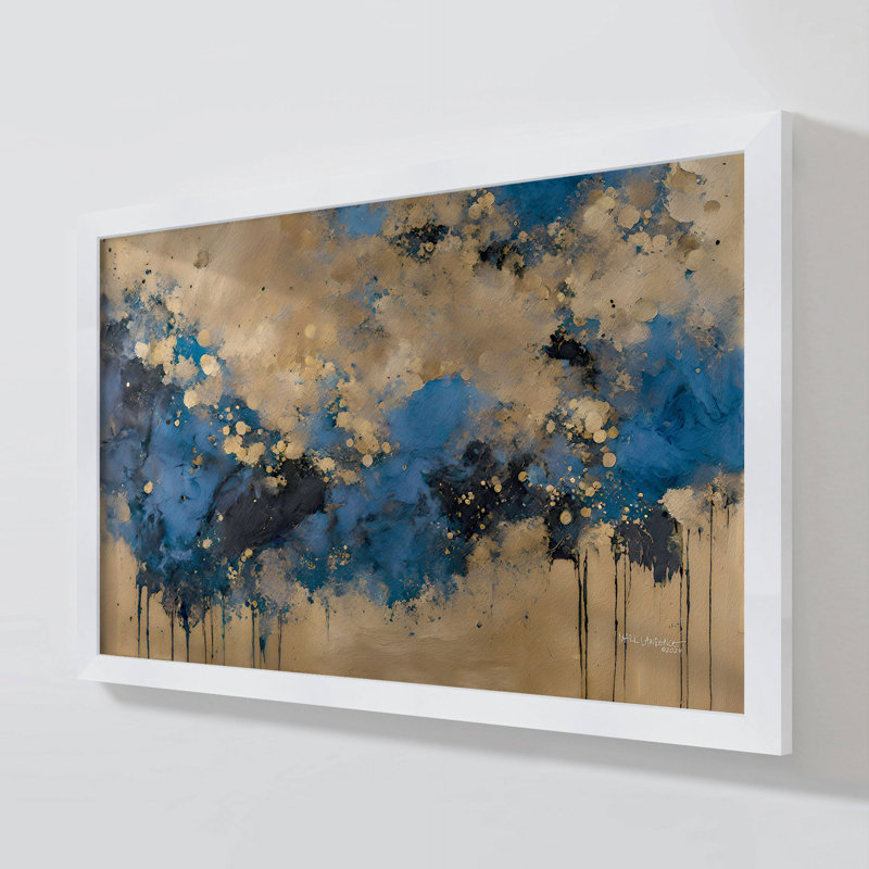 James 1: 5. Promesse de la sagesse par Mark Lawrence, H 21,5 po x l 27,5 po x P 0,75 po, Acrylique encadré, Noir
