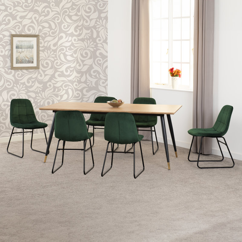 Aarsh 6 - Person Dining Set, Green