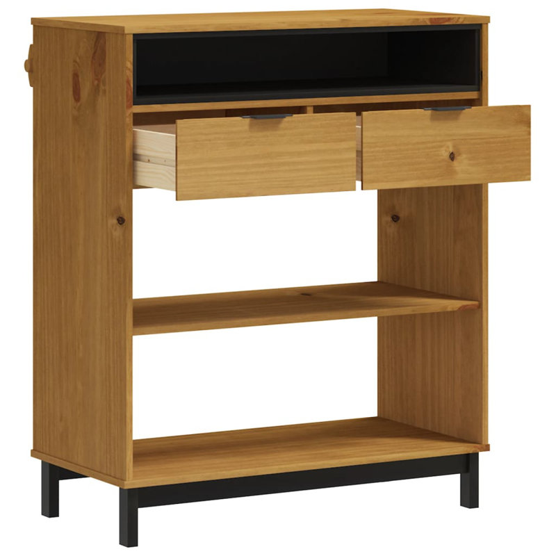 Melarie Solid Wood 2 - Drawer Accent Chest