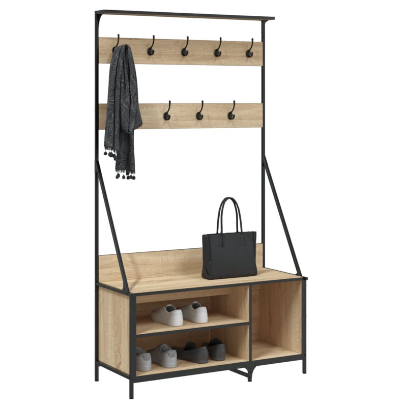 Elsmoriet 100cm Clothing Rack, Sonoma Oak