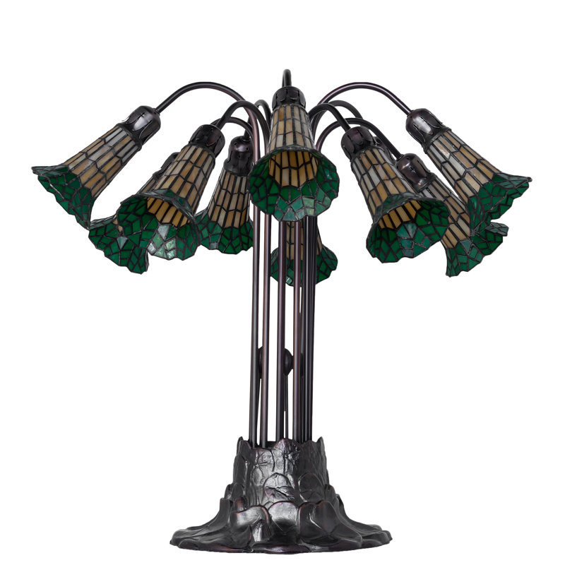 Pond Lily Table Lamp, Yellow/Green