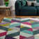 Abrar Geometric Wool Hand Woven Area Rug