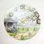 "Scène de campagne", horloge murale en verre-1200400033
