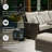  Evolo 111.5'' Wide L-Shaped Patio Sectional Set with Cushions & Bench