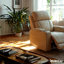 Relax In Style - Fauteuil inclinable en cuir blanc respirant pour votre salon
