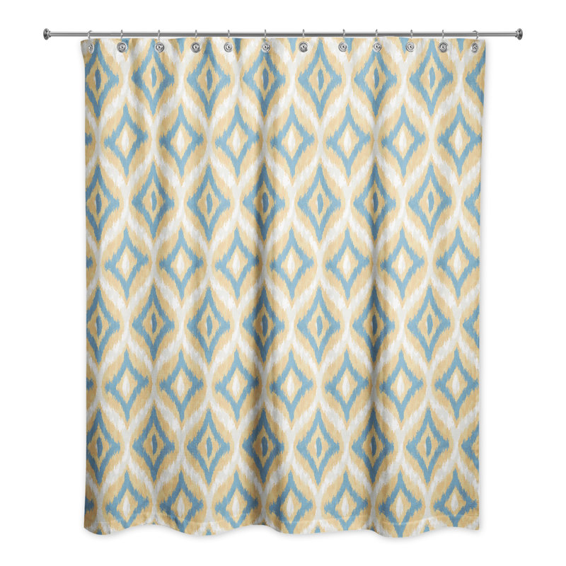 Geometric Shower Curtain