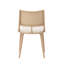 Mason 47cm H Upholstered Side Chair in Beige