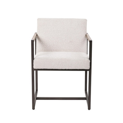 Chaise de salle à manger rembourrée Brogan