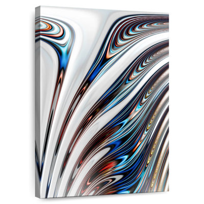Avery Liquid Chrome Abstract