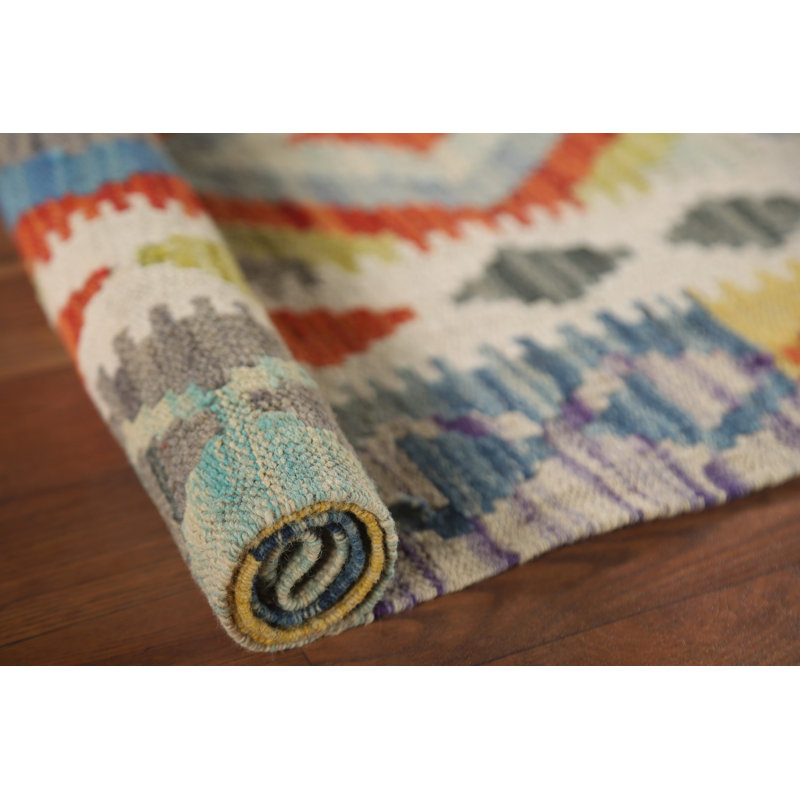 South Western Kilim Oriental Accent Rug 3x4