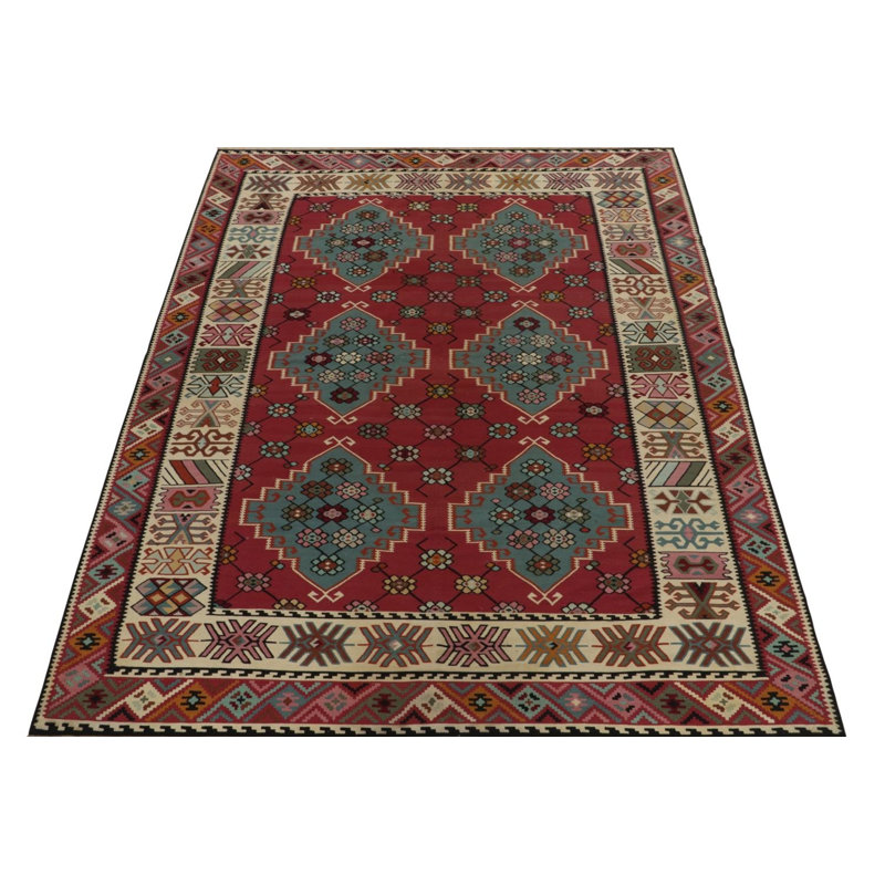 One-of-a-Kind 7' X 9'3" Hand Knotted Area Rug