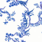 Cath Kidston Birds & Berries Navy Wallpaper