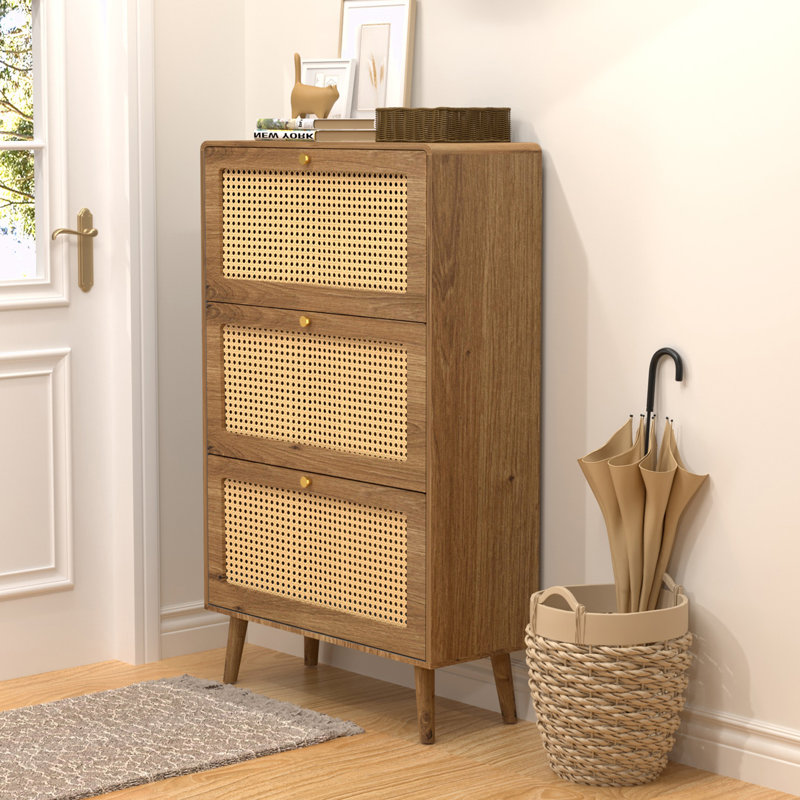 Rangement pour 18 paires de chaussures, Brun