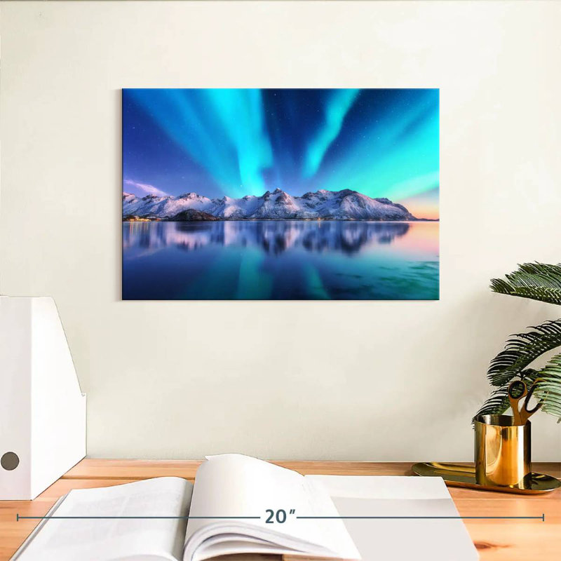 Alvord Amazing Aurora Borealis, H 8 po x l 12 po