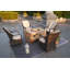 Ensemble de conversation pour 4 personnes avec coussins