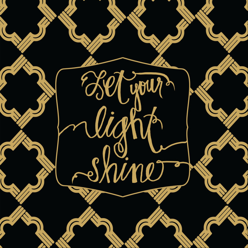Golden Light 3 - Wrapped Canvas Print, 30cm H x 30cm W x 3.8cm D