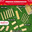 Jeu de cour Kubb avec caisse