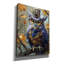 «Epic Graffiti» «Mauve hibou avec gilet et cravate» par Momart, art mural sur toile, 40 po x 54 po-106173685