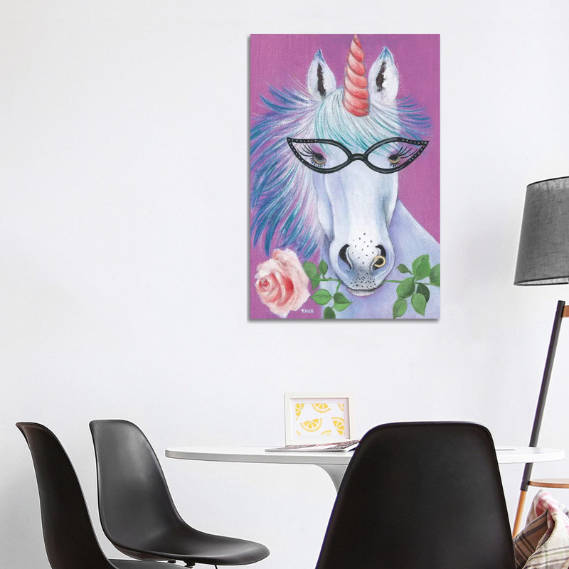 Unicorn III by Tava Studios - Gallery-Wrapped Canvas Giclée on Canvas, Canvas, 101.6 cm H x 66.04 cm W x 1.91 cm D