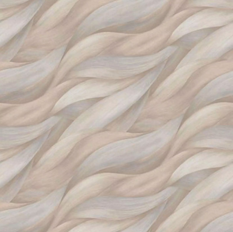 Wallpaper Abstract Featuring Waves, Beige