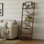 Bibliothèque à 5 niveaux de style échelle L 16,25 po x l 11,5 po x H 50 po Lavish Home (noyer)