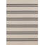 Tapis rayé blanc intérieur / extérieur scandinave-1000391711
