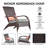 Odessey Wicker Outdoor Adirondack Chair