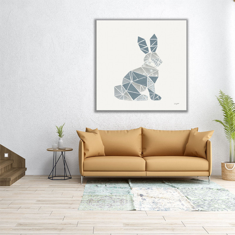 «Geometric Animal III», reproduction d'art sur toile, H 24 po x l 24 po