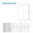 6mm Tempered Glass Semi- Modern Shower Door, Matte Black Stainless Steel Hardware, Adjustable Width, Reversible Left Or Right, Splash Design, Quiet Rollers For Bathroom 48" Wide X 72" High 1/4" (6mm)