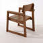 Fauteuil de jardin d'extérieur, design moderniste avec dossier-1784132685