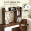Rosol 74 cm H x 94 cm W Particle Board Bookcase