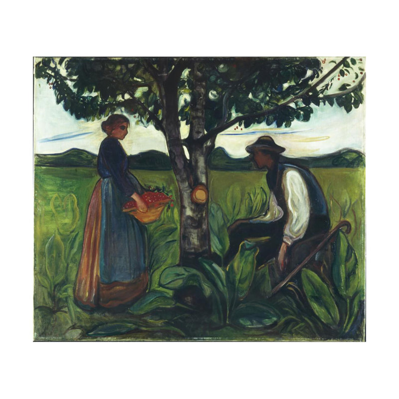 «Fertility» par Edvard Munch - estampe numérique, H 22 po x l 28 po