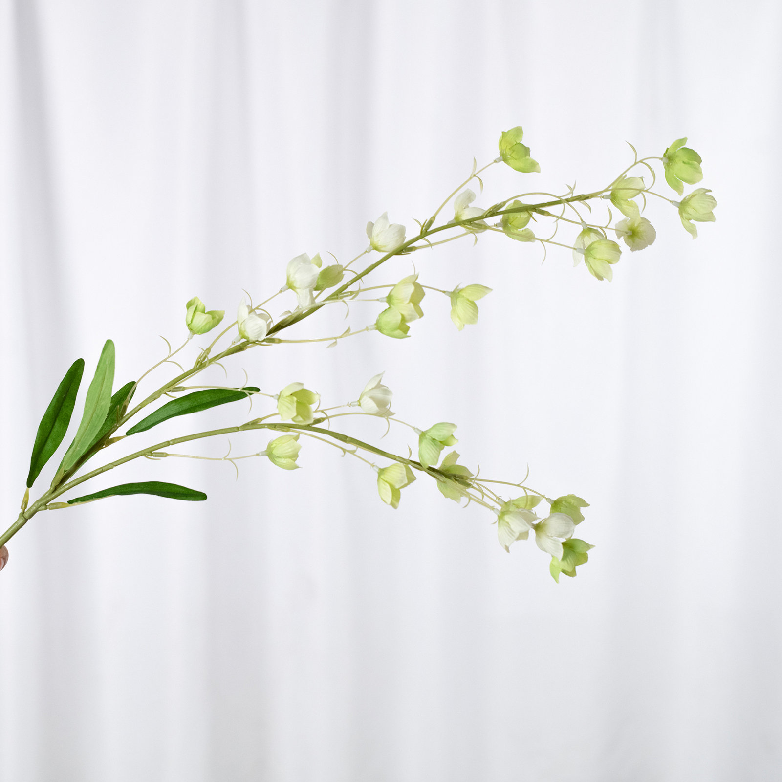 Audet Cherry Blossom Stems, 36.66" x 4", Light Green