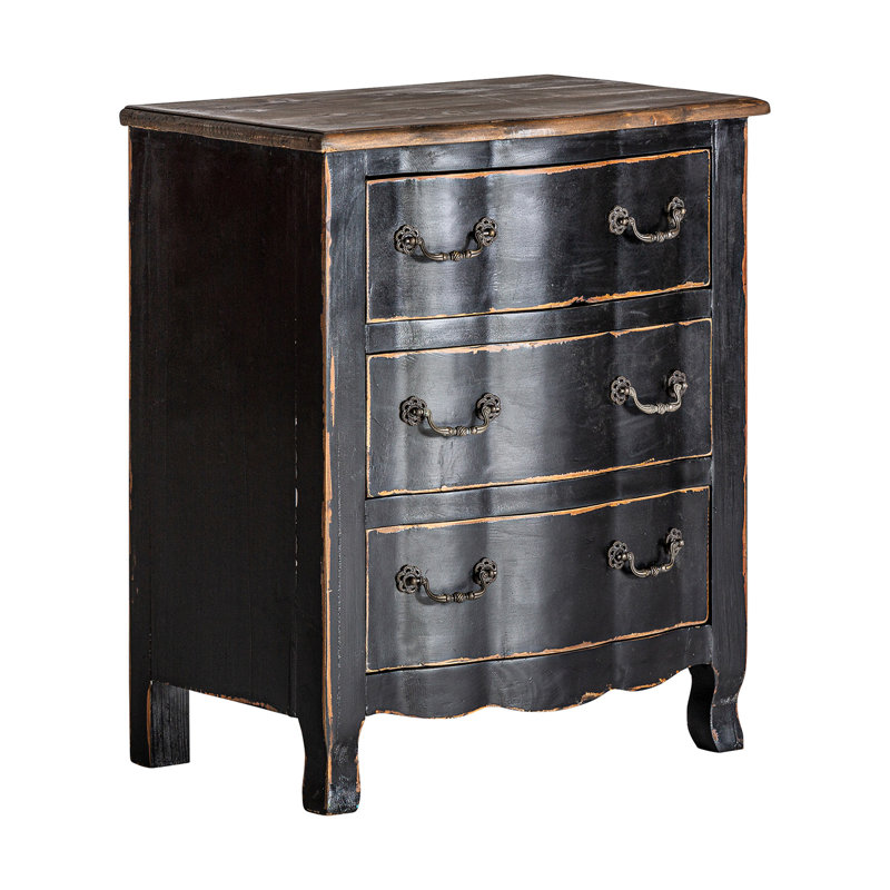 Moncayo 152.4cm W Solid Wood Bedside Table