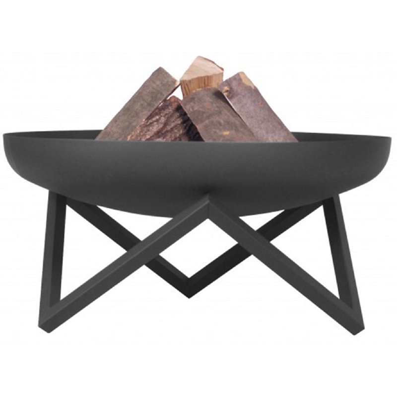 Overkamp Steel Wood Burning Smokeless Fire Pit, 35" H x 60" W x 60" D