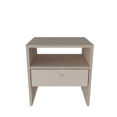 Zarae 1 Drawer Bedside Table Nightstand