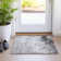 Machine Washable Indoor/Outdoor Xhevrie Gray Rug