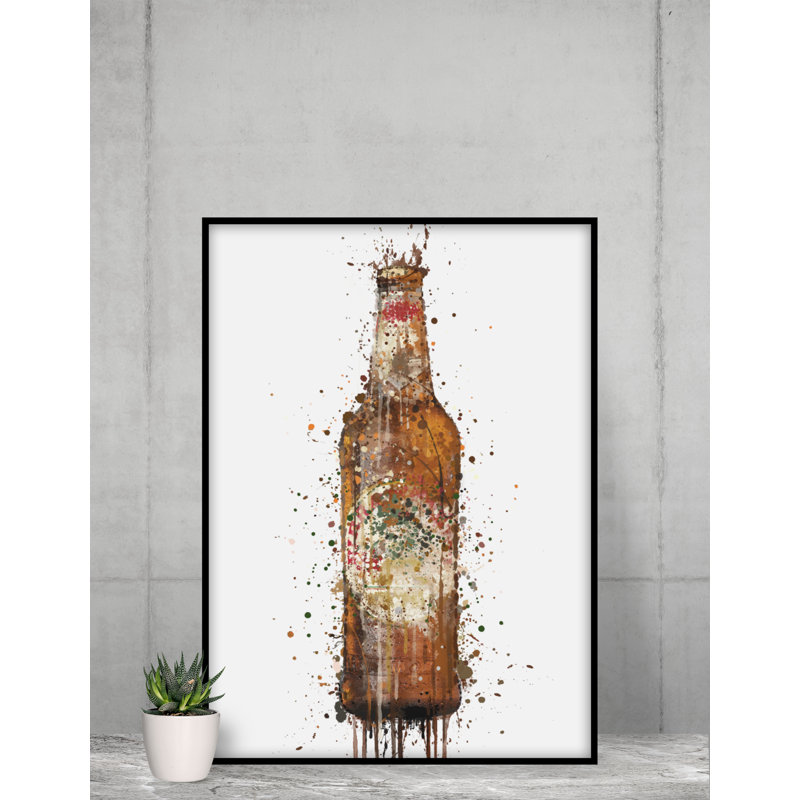Beer Bottle - Single Picture Frame Print