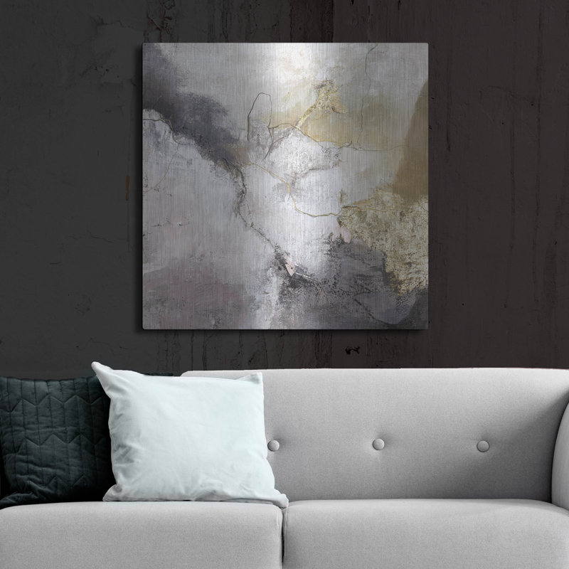 «Secret Life» par Design Fabrikken, art mural en métal, 36 po x 36 po