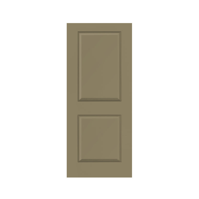 Porte de placard coulissante à panneaux, l 30 po x H 80 po, Vert olive