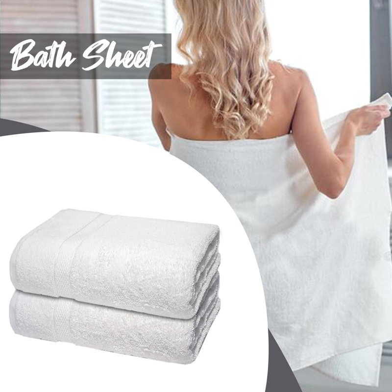 Nayim Turkish Cotton Bath Sheet, White