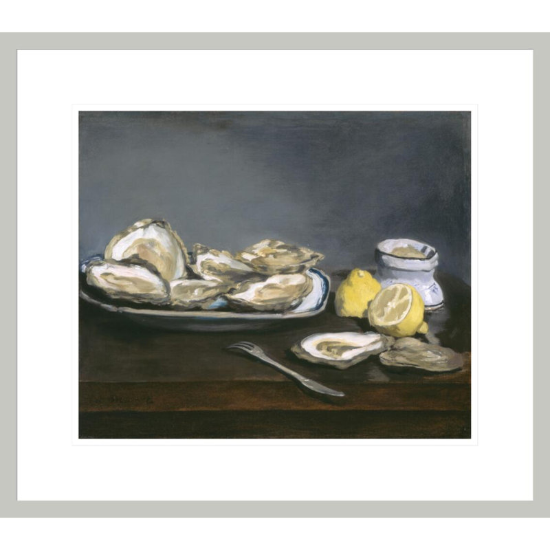 «Oysters» par impression giclée encadrée, 17,75 po H x 20,12 po L