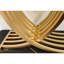 Console d'appoint, pieds d'entrée en métal entrelacés de luxe, mobilier d'entrée haut de gamme
