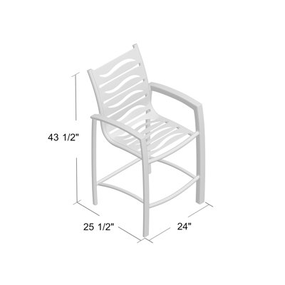 South Beach Outdoor Bar Stool