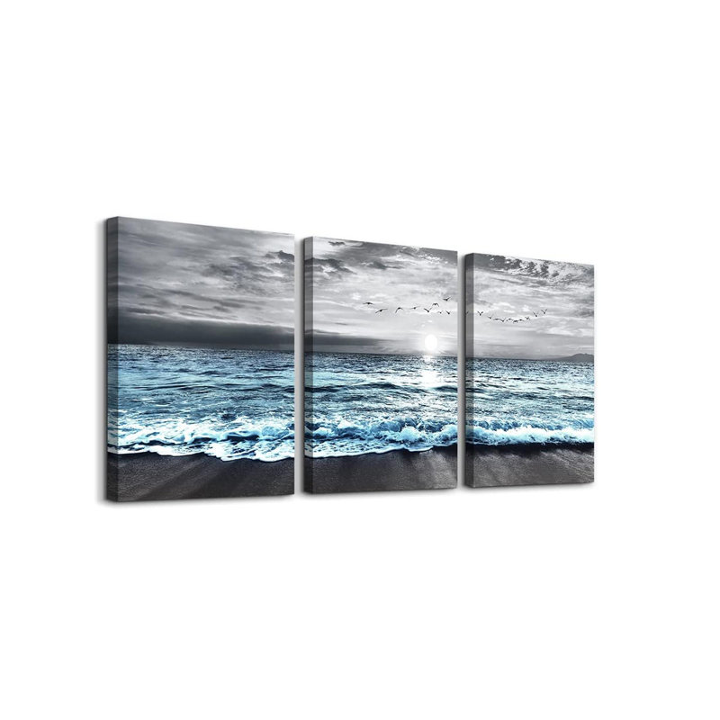 3 Piece Wrapped Canvas Wall Art