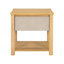 Ensemble de 2 tables de chevet modernes avec tiroir et table de chevet-842007801