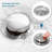 Pop-Up Drain Stainless Steel With Overflow Anti-Clogging For Vessel Sink Lavatory Vanity Sink Drain With Strainer Basket