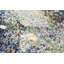Tapis ivoire, bleu et doré à motif abstrait Coughlin-60807763
