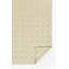 Tapis beige uni en laine tissé à plat à la main Virginie-86793837