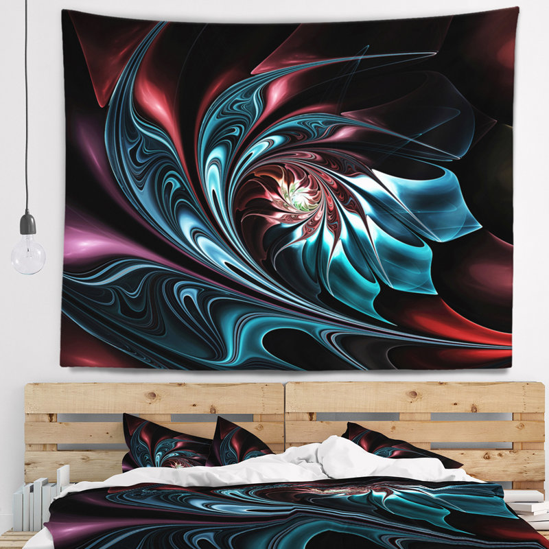 Tapisserie florale, H 50 po x l 60 po